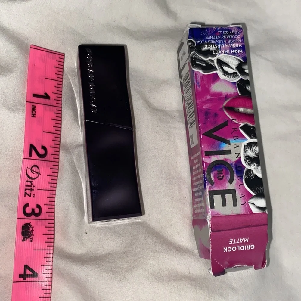 Urban Decay Vice Pink Lipstick High Impact Vegan Gridlock Matte NEW